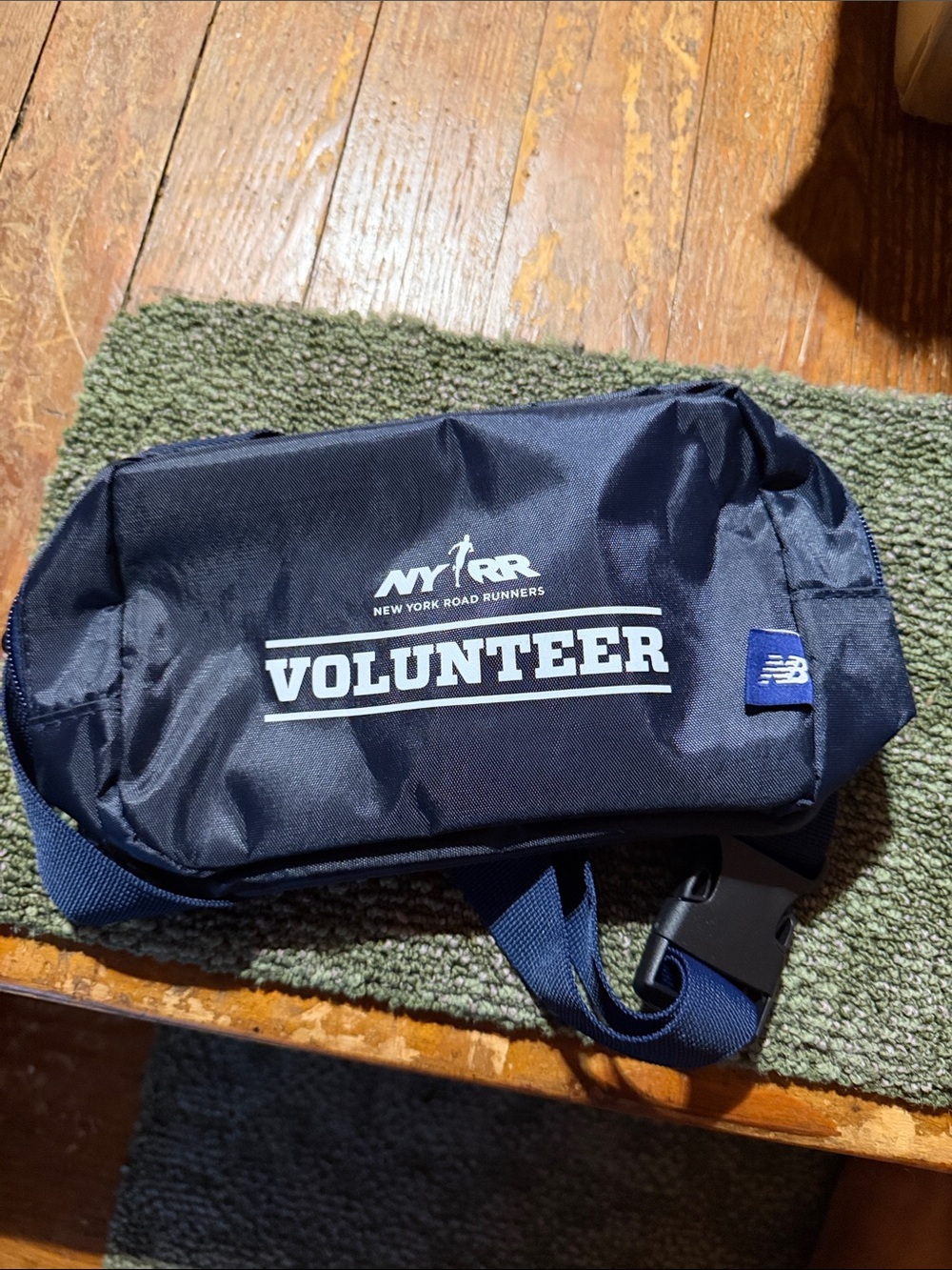 New Balance Navy Volunteer Waist Pack - NYRR Logo